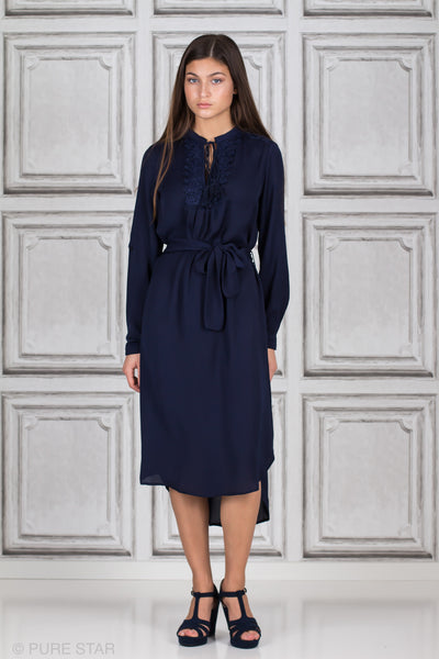 SARAH DRESS NAVY