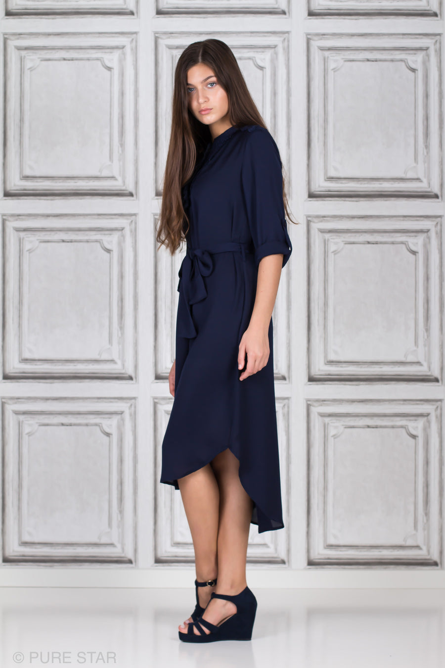 SARAH DRESS NAVY