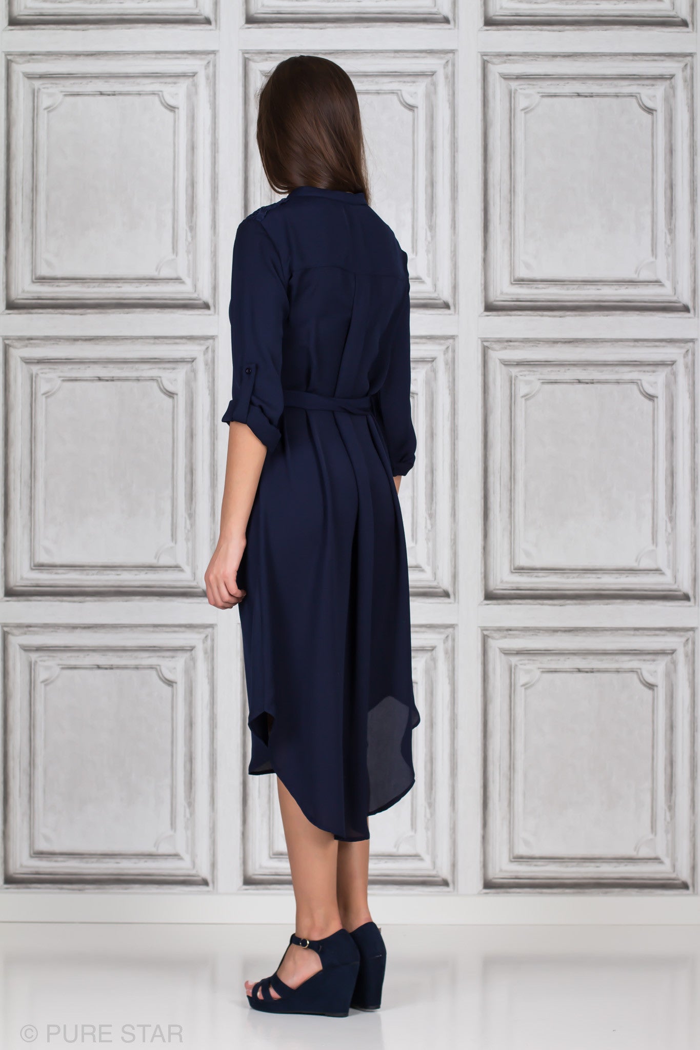 SARAH DRESS NAVY