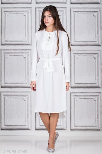 ALMA DRESS WHITE