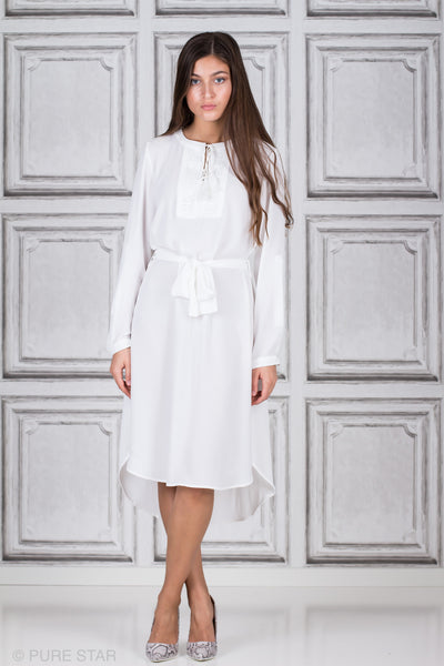 ALMA DRESS WHITE