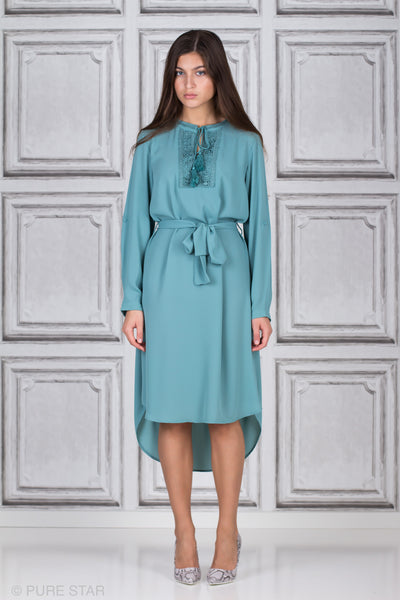 ALMA DRESS AQUA