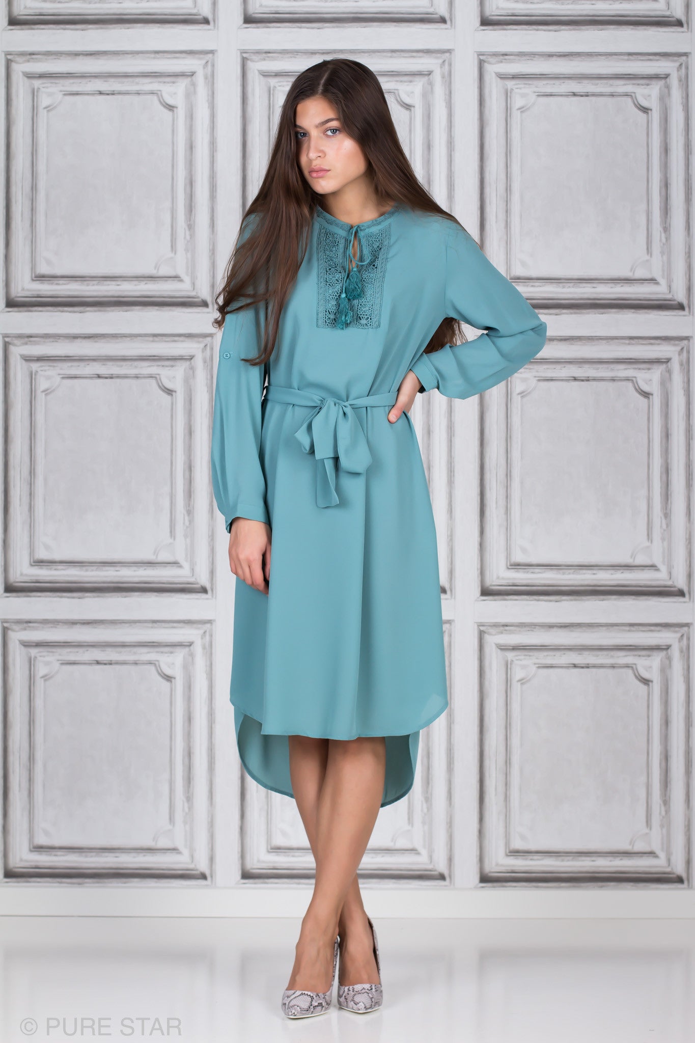 ALMA DRESS AQUA