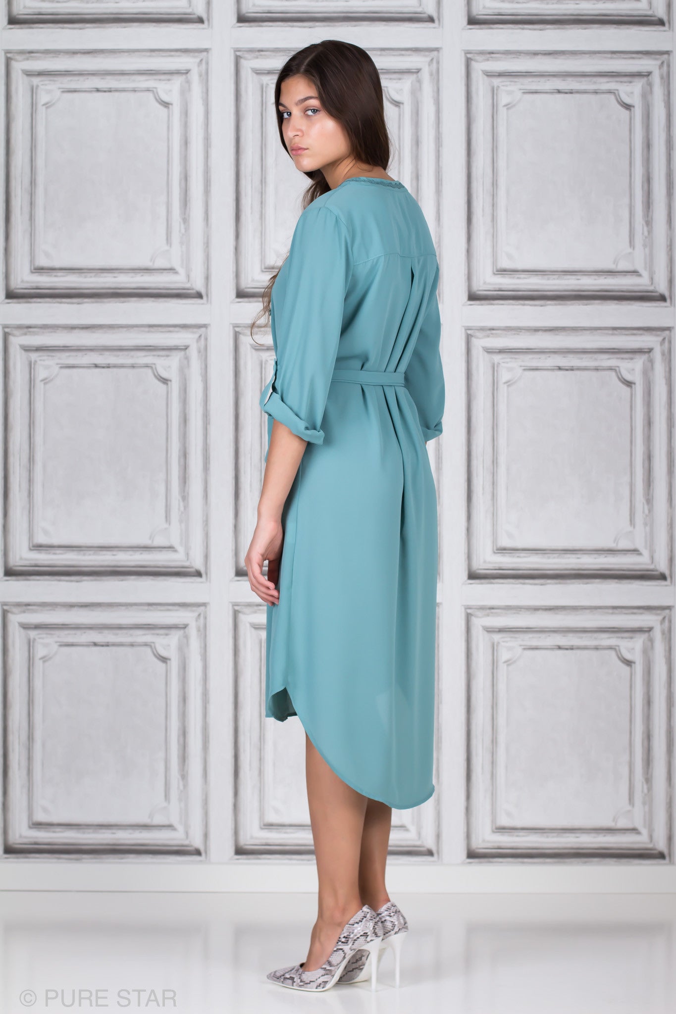 ALMA DRESS AQUA