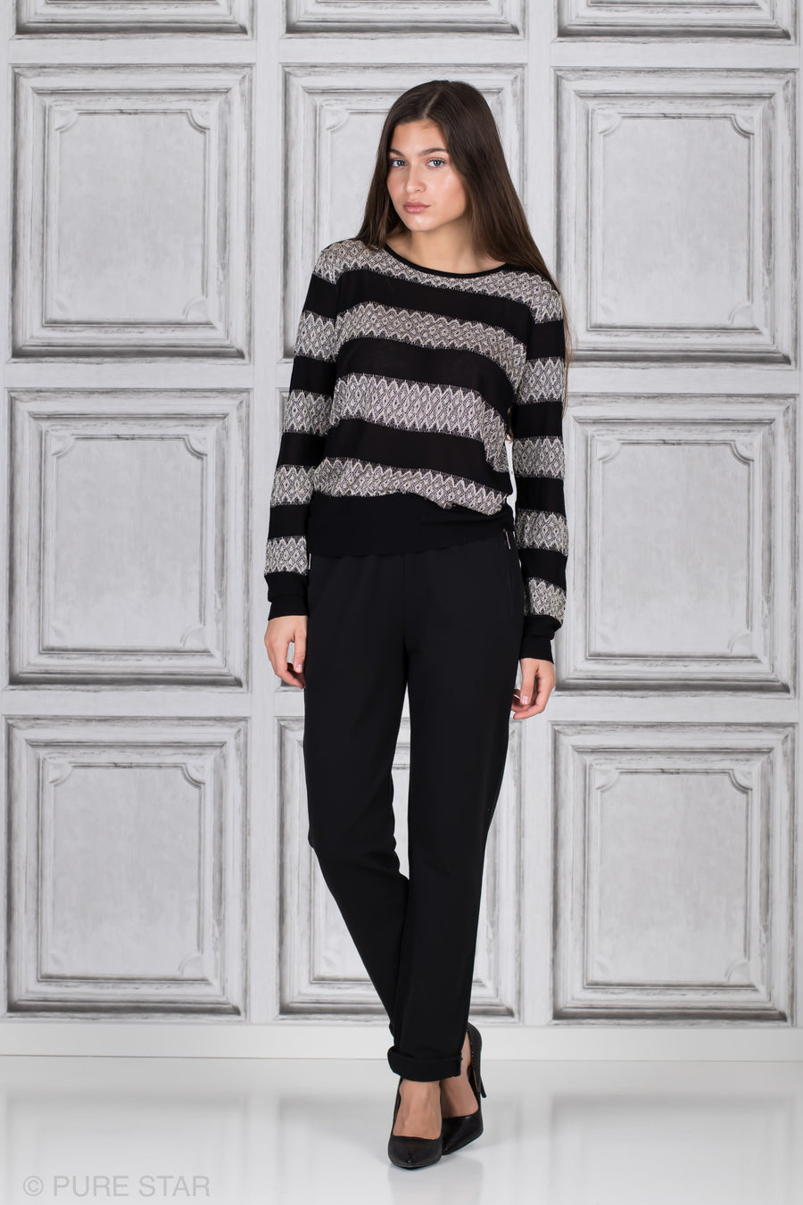 LISA KNIT BLACK