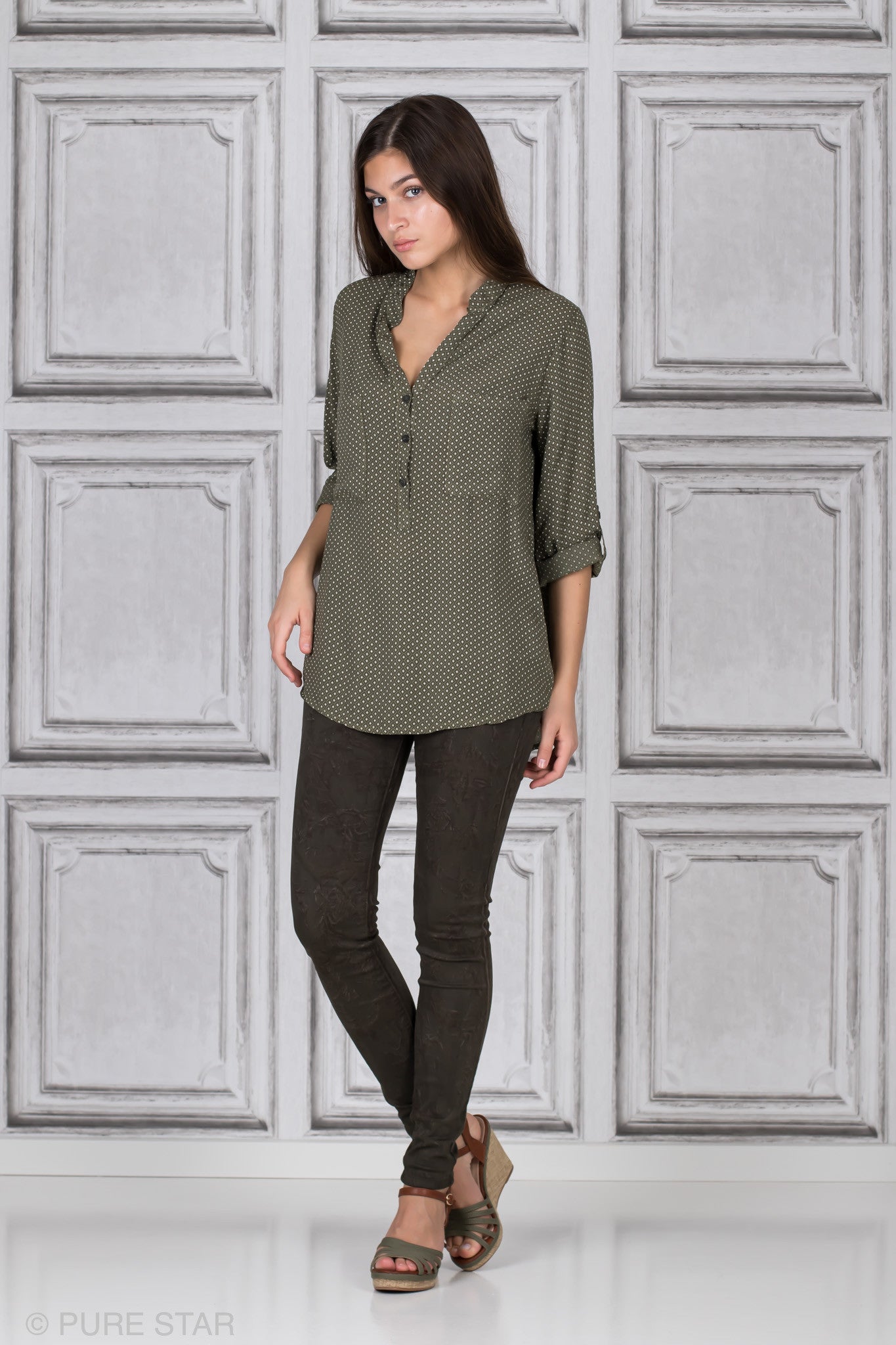 TESSA SHIRT ARMY