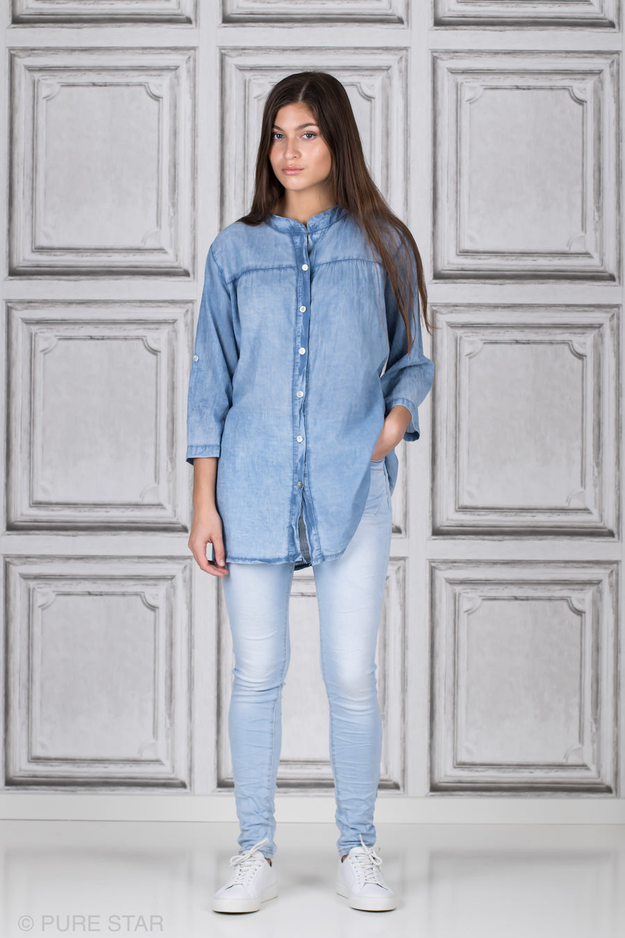 SANDY SHIRT LIGHT BLUE