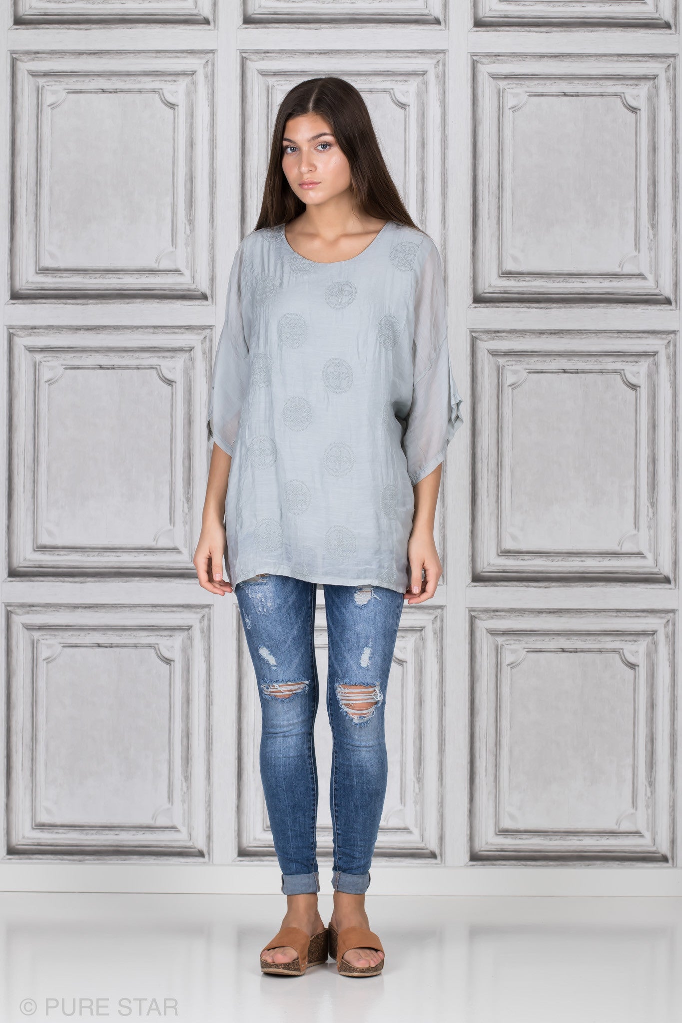 CADY TOP GREY