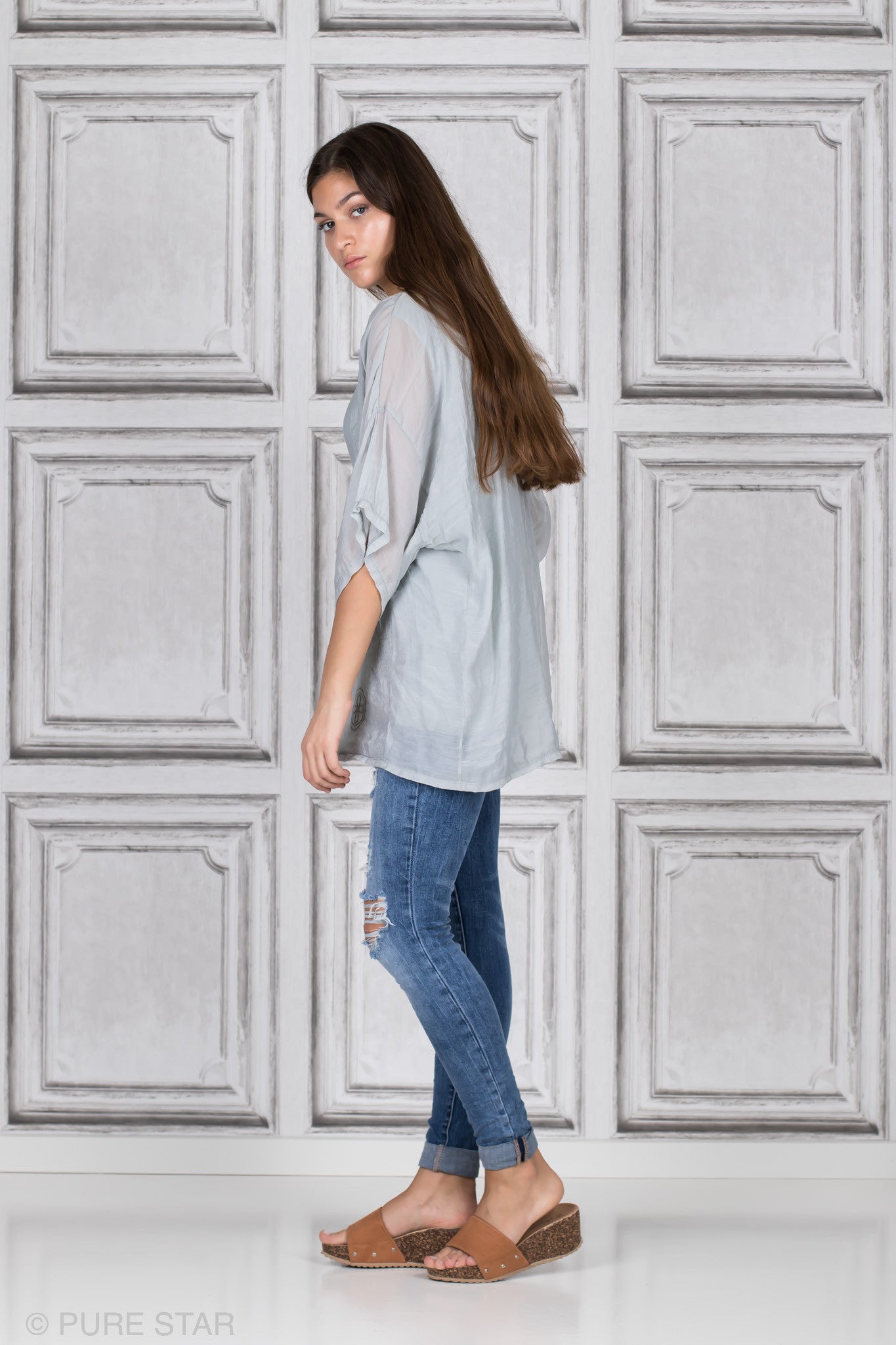 CADY TOP GREY