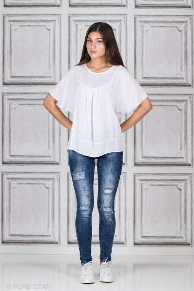 JACEY TOP WHITE