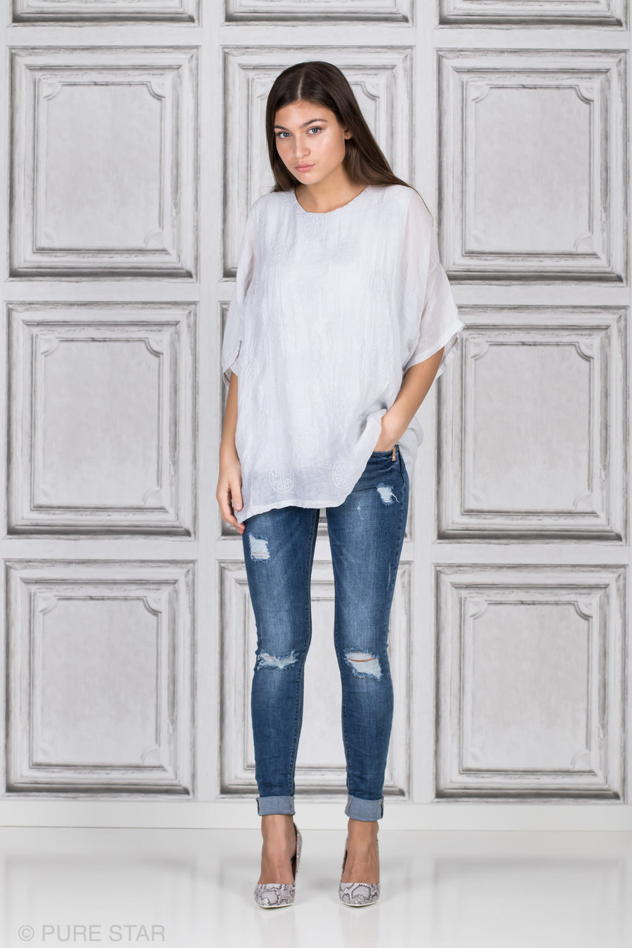 CADY TOP SILVER