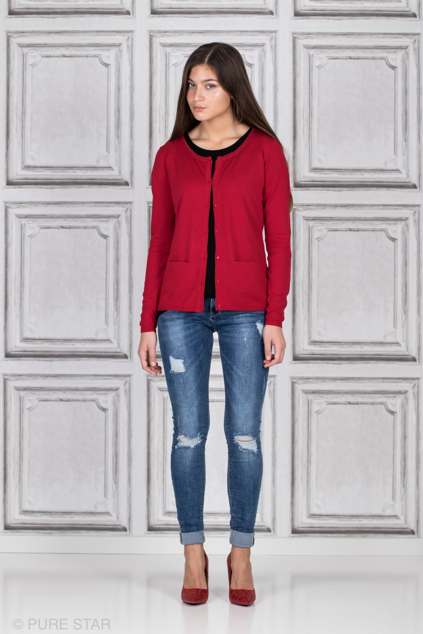 NANY KNIT RED