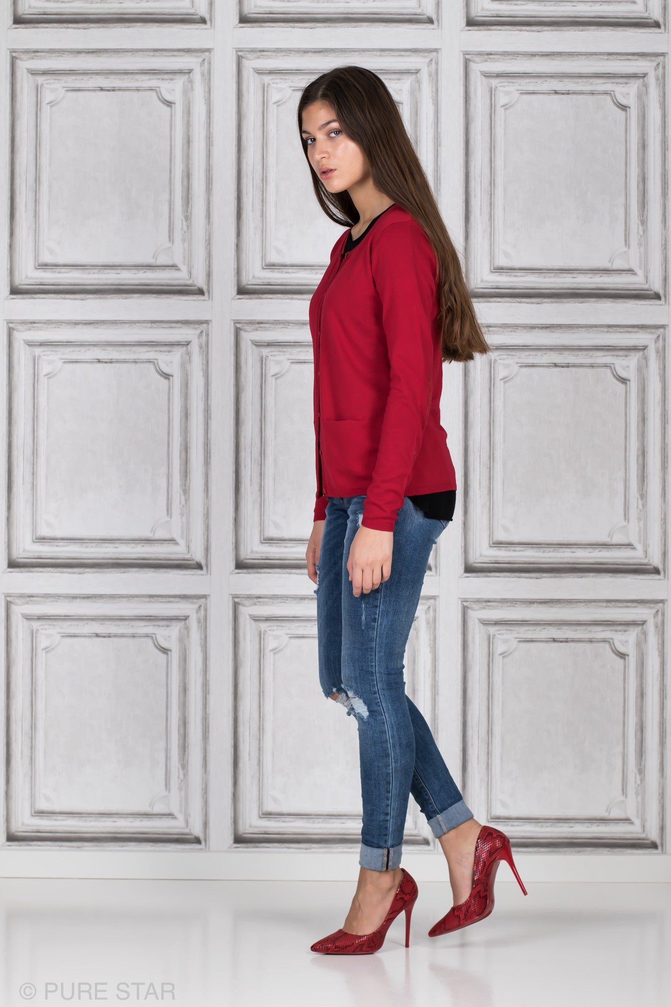 NANY KNIT RED