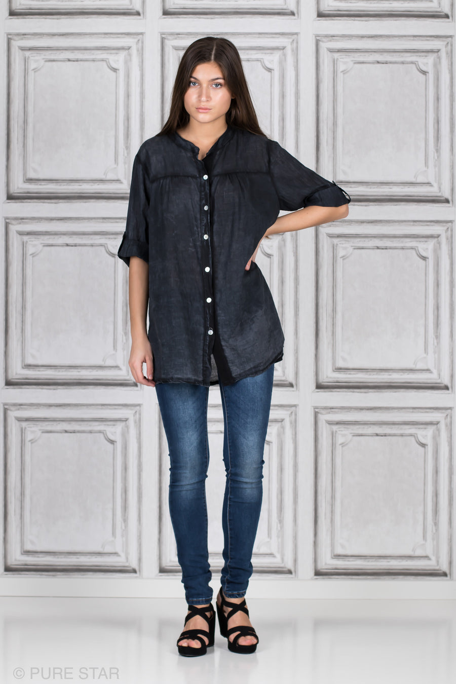 SANDY SHIRT BLACK