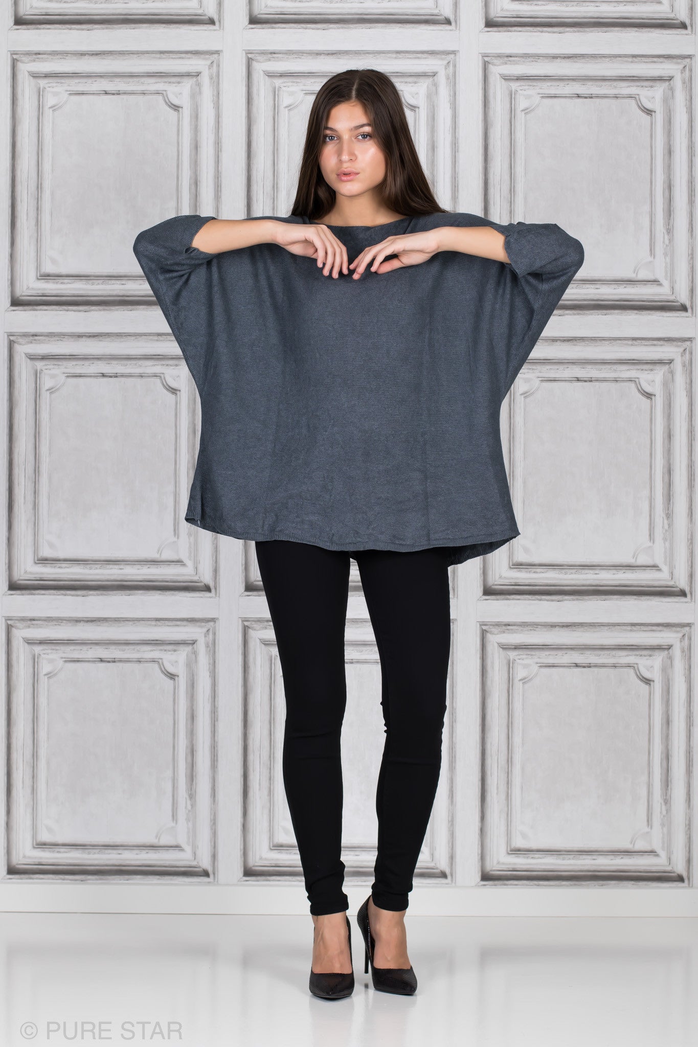 CLAIR KNIT GREY