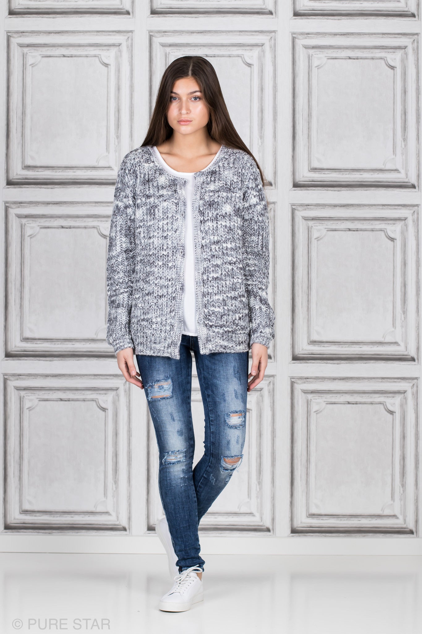 BABETT KNIT GREY
