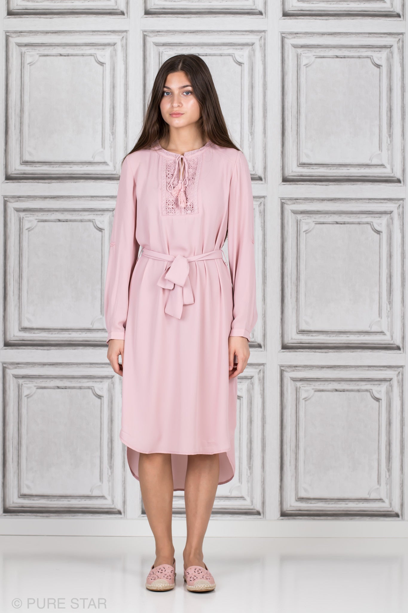 ALMA DRESS ROSE