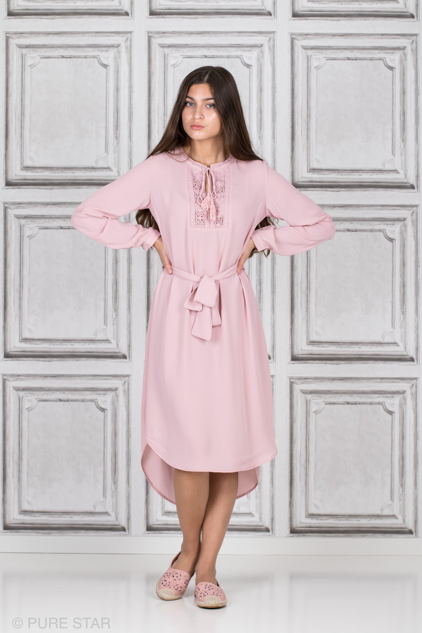 ALMA DRESS ROSE